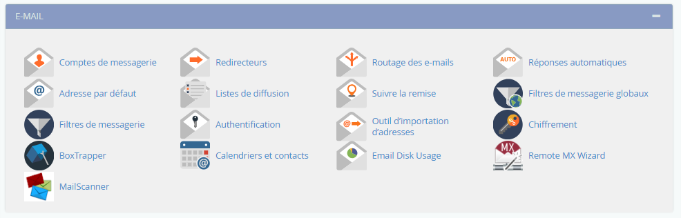 Comment un créer compte email avec cPanel