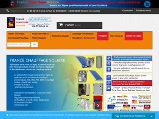 France Chauffage Solaire web hosting YOORshop